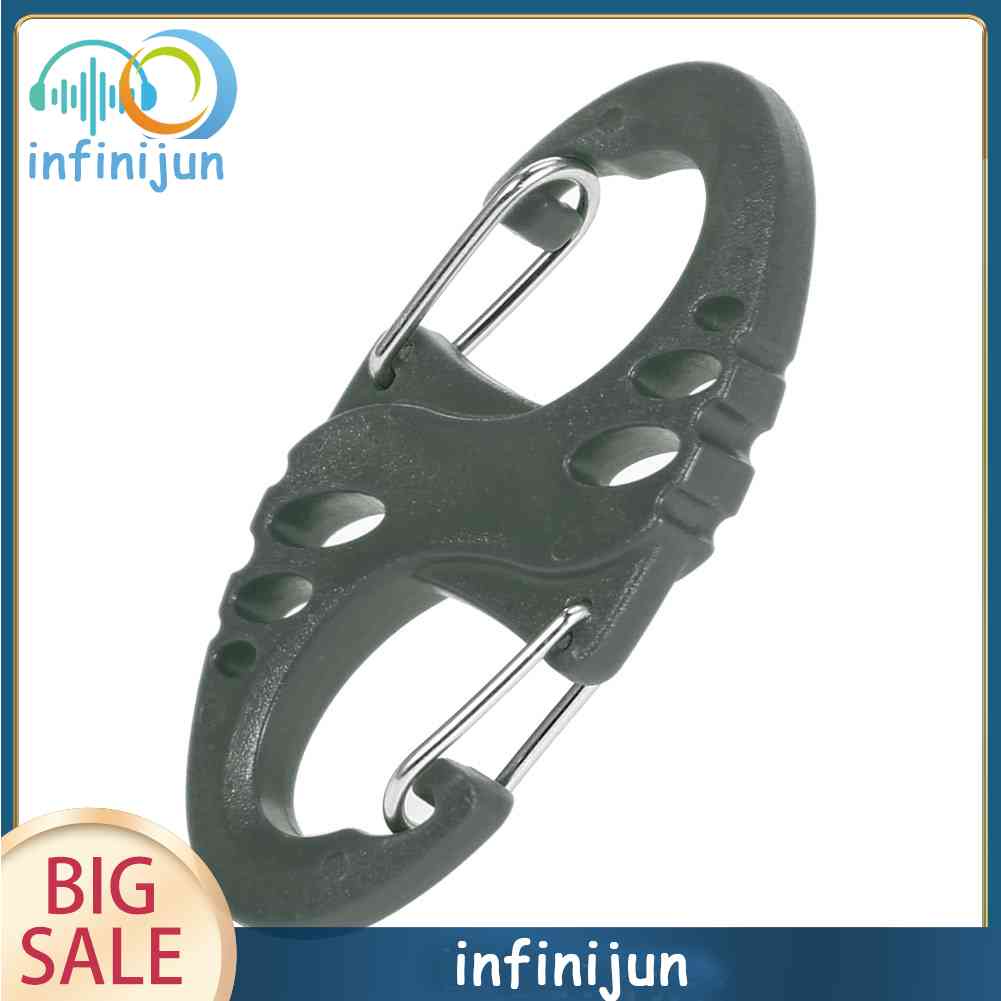 Móc Khóa Chữ S Hình Số 8 Đa Năng Cho Hoạt Động Cắm Trại Ngoài Trời