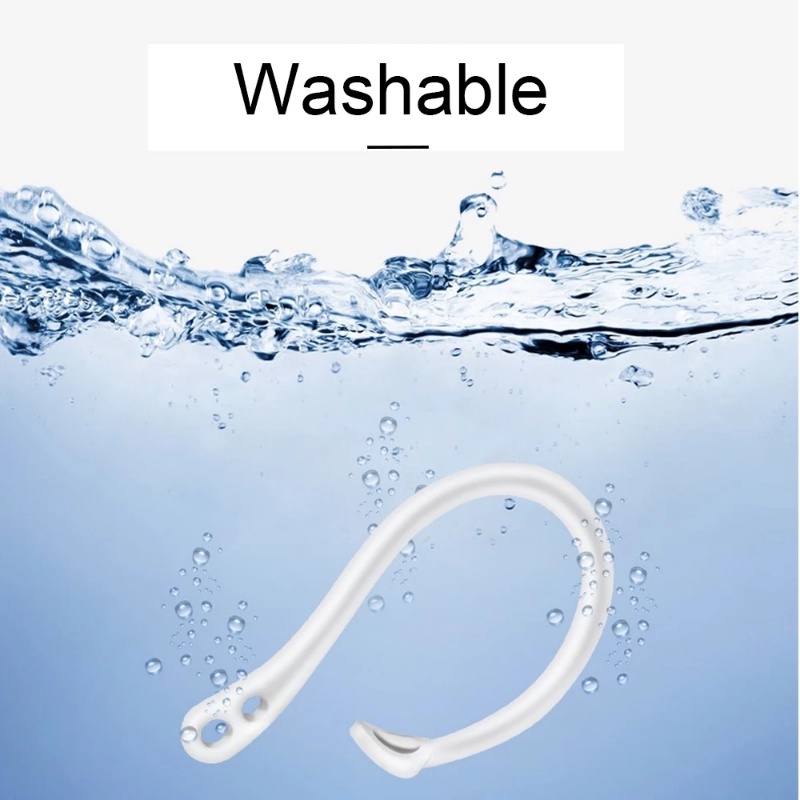 Giá Đỡ Tai Nghe Bluetooth Mini Bằng Silicone Chống Rơi An Toàn