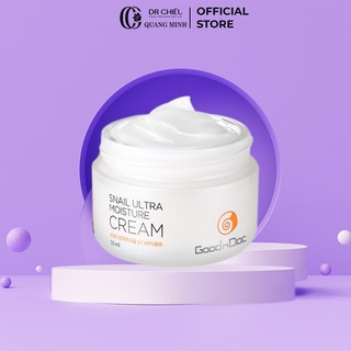 Kem dưỡng chống lão hoá da ốc sên snail ultra moisture cream goodndoc - kem dưỡng ốc sên goodndoc 50ml