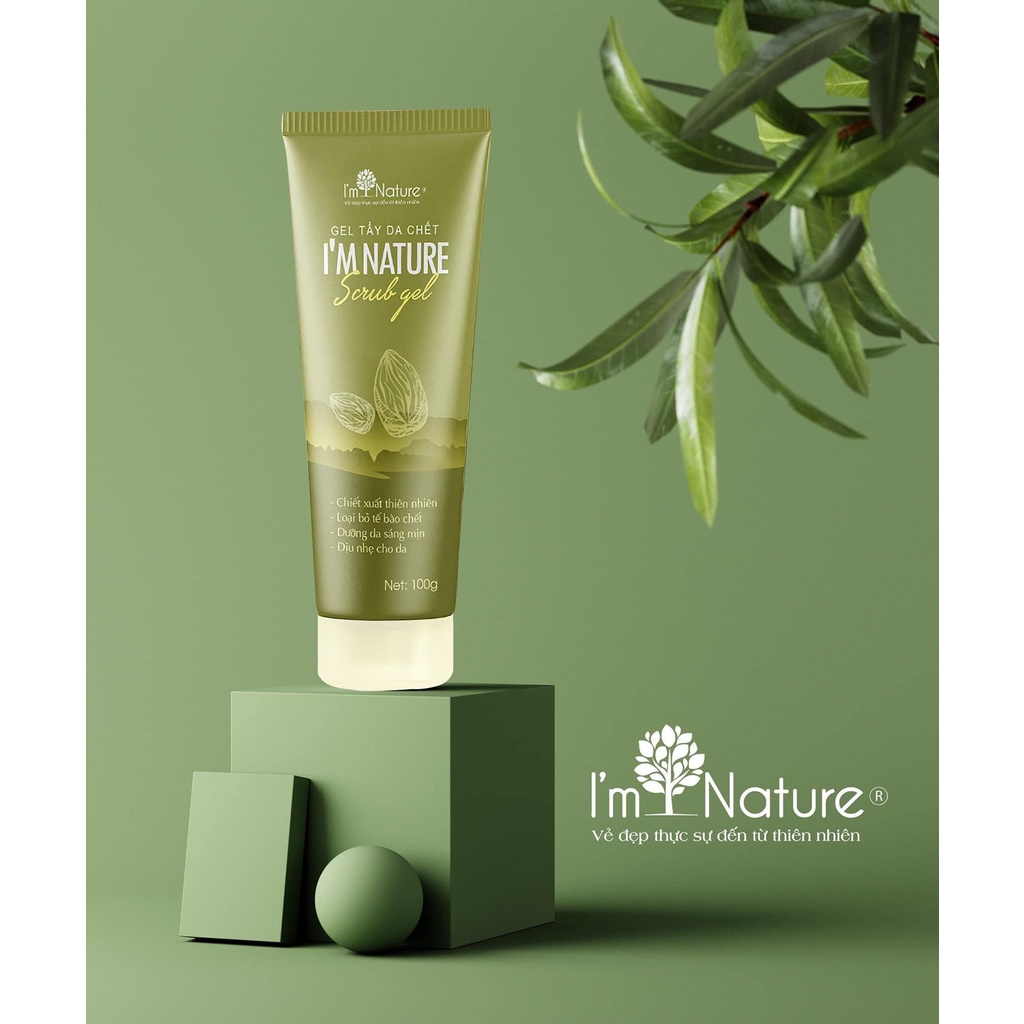 Gel Tẩy Da Chết I'm Nature Sáng Mịn Dưỡng Da 100gr - Dành Cho Da Mặt