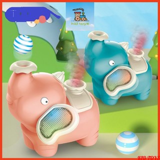 Đồ chơi thổi bong bóng, voi con thổi bóng phun sương, có đèn có nhạc