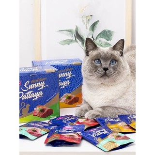 Pate Sunny Pattaya Myfoodie cho mèo dạng gói 60gr phù hợp HSSV