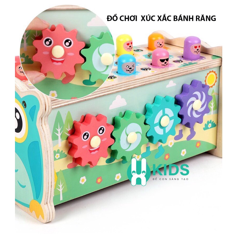 Đồ chơi đập chuột kèm đàn  cho bé mẫu mới