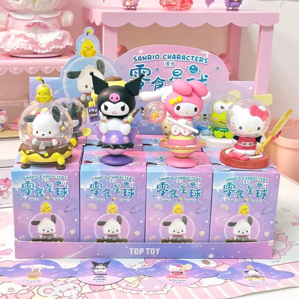 Mô Hình Đồ Chơi Nhân Vật Sanrio x TOPTOY Mystery Boxes Hành Tinh Mù Bí Mật 8 Kiểu Dáng + 1 Bí Mật