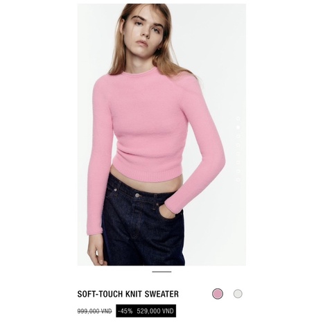 Áo len knit sweater z.ara size L