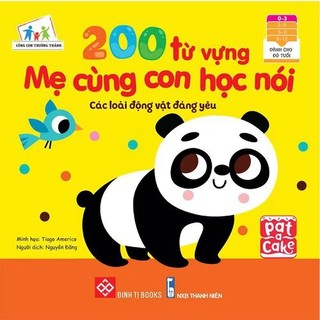 Sách - 200 từ vựng mẹ cùng con học nói