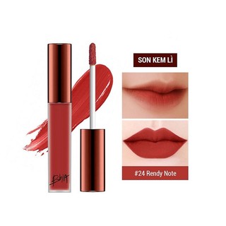 Son kem bbia last velvet lip tint màu 24 đỏ hồng đất 5g