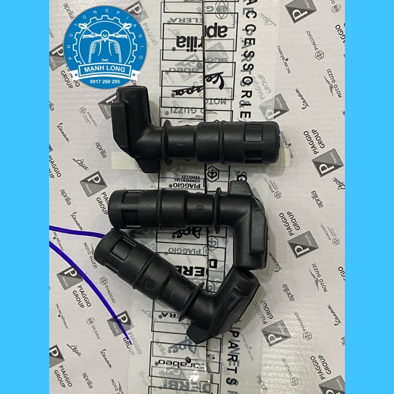 Đầu chụp bugi Piaggio - vespa 2v, 2vie, 3v, 3viget