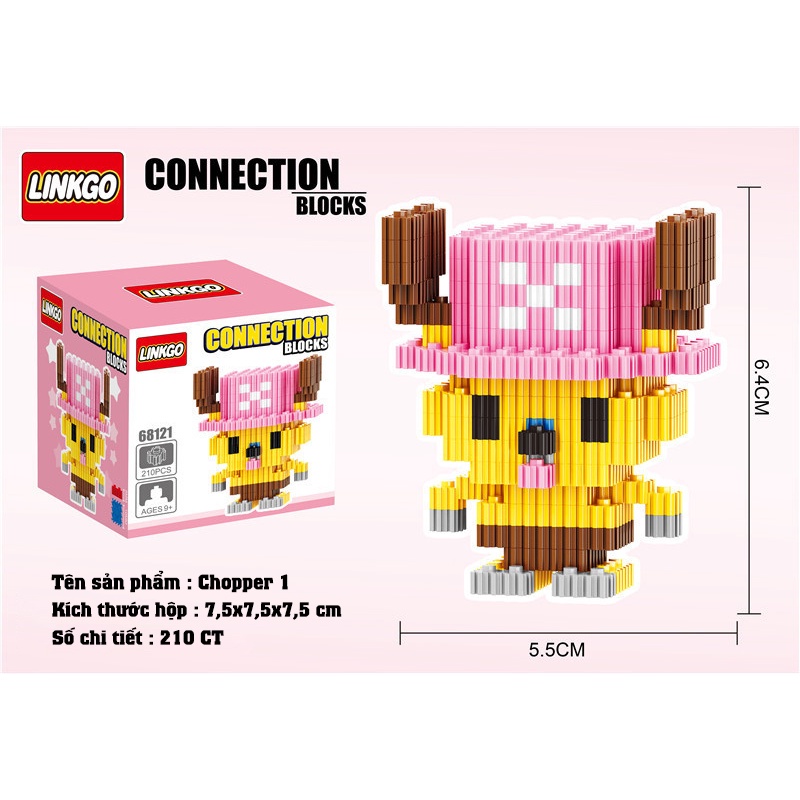 Mô hình lắp ráp mini one piece, mô hình lắp ráp one piece, mô hình lắp ráp nhân vật, mô hình lắp ráp nhân vật anime