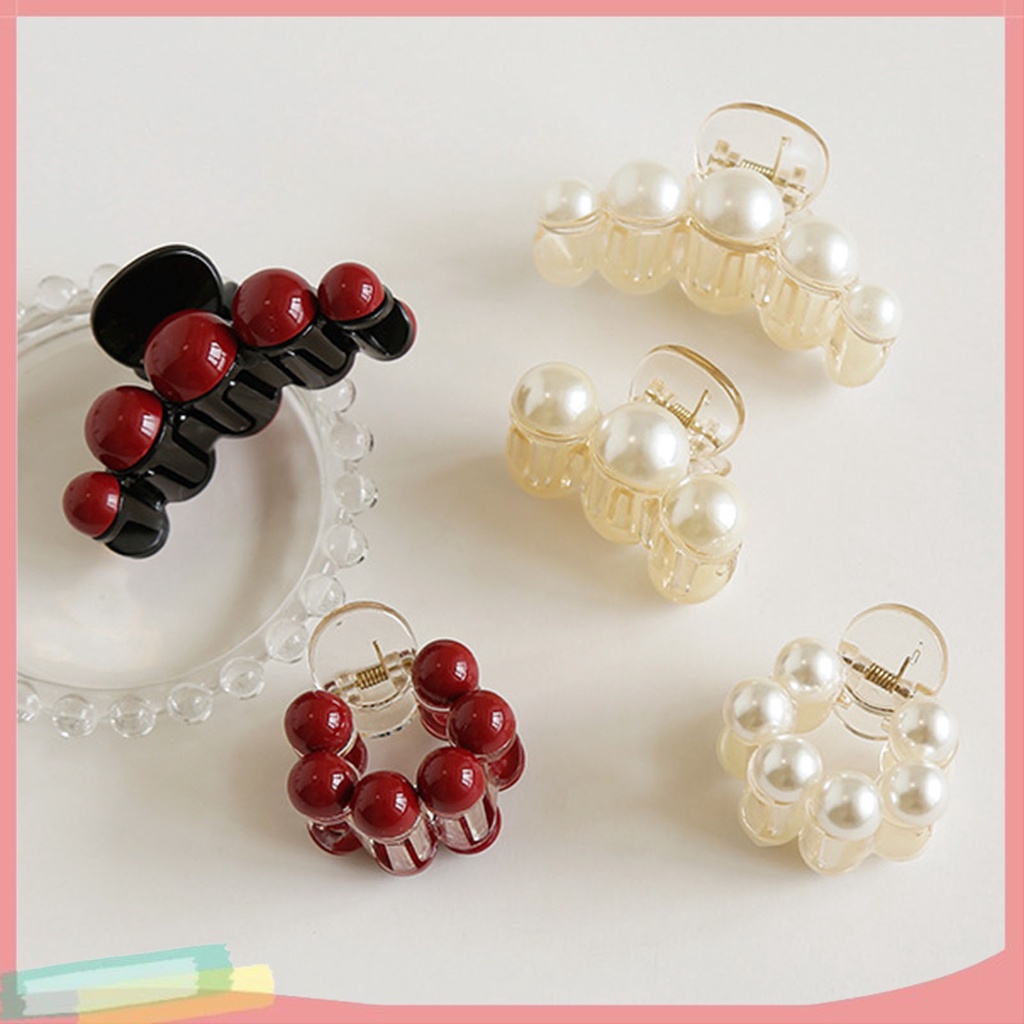 Kẹp Tóc Trang Trí Hình Quả Cherry Đính Ngọc Trai Nhân Tạo Thời Trang Cho Nữ