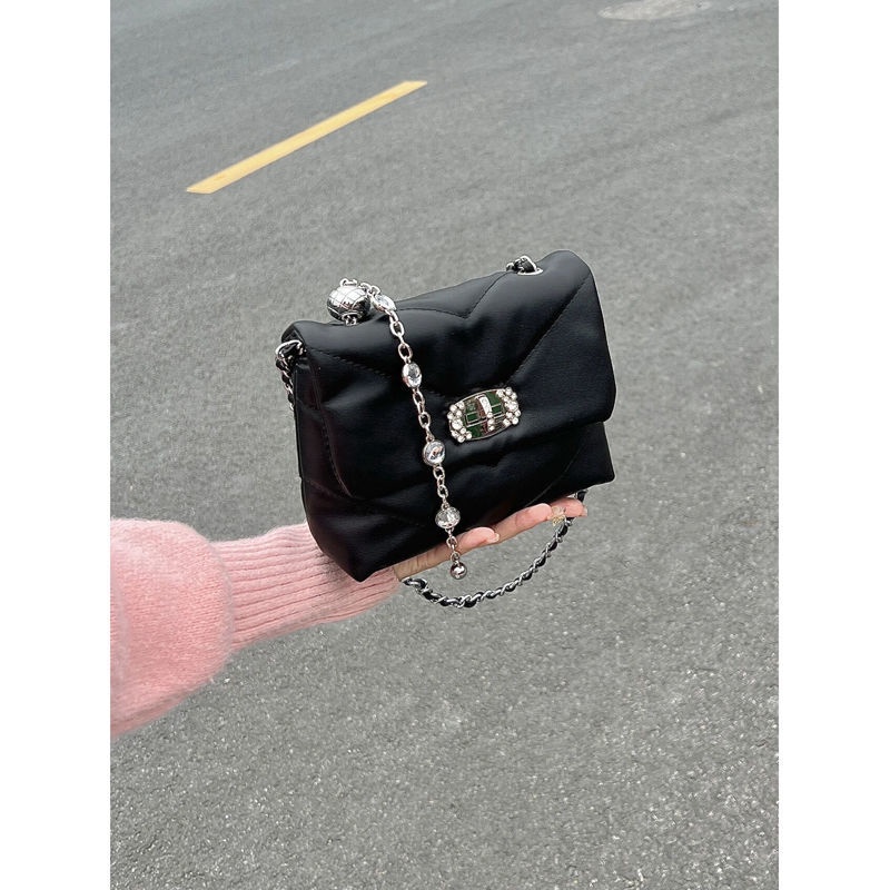 Túi Nữ Đẹp Túi Nhỏ Nữ Mùa Hè 2024 Thời Trang Một Vai Túi Đeo Vai Cao Cấp Hình Thoi Dây Xích Túi