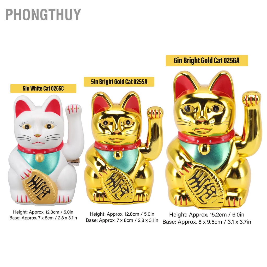 Mèo Thần Tài Vẫy Tay Chạy Bằng Pin Mang Lại May Mắn Tài Lộc Cho Gia đình Nhà Hàng Khách Sạn