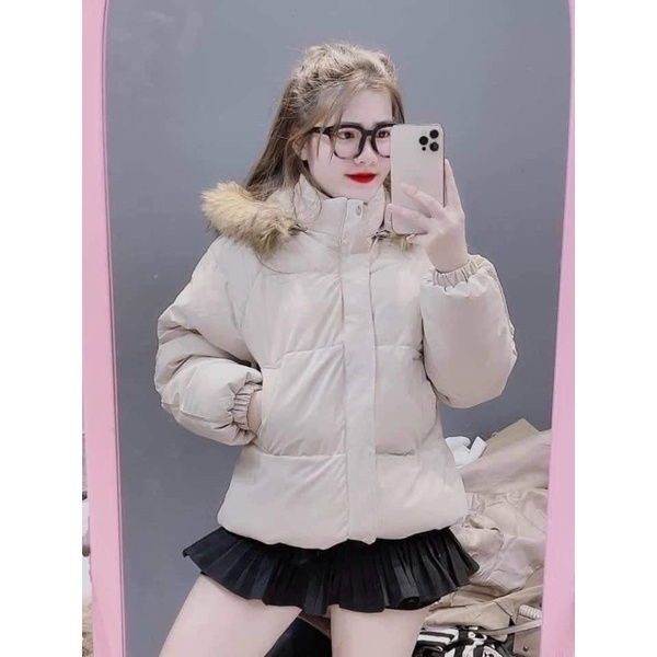 Áo Phao Béo Mũ Lông ( mũ tháo rời) B170