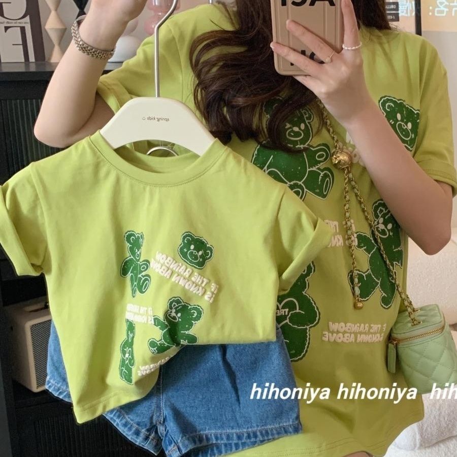 Hàng Mới Về Set Áo Thun Ngắn Tay Và Quần Short Thời Trang Mùa Hè Cho Bé Gái