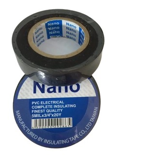 02 cuộn băng keo điện / băng dính điện nano bản 18mm cuộn 20y nhập khẩu đài loan