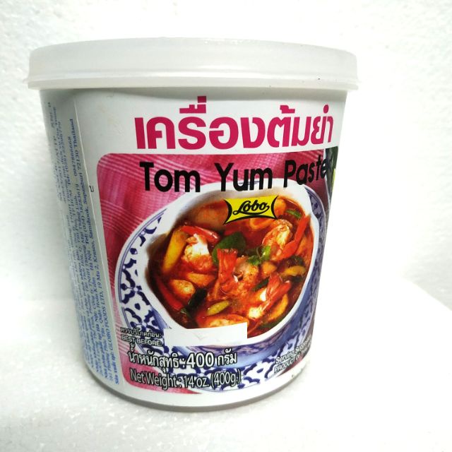 COMBO 3 HỘP GIA VỊ LẨU THÁI HIỆU LOBO TOM YUM PASTE NHẬP KHẨU CHÍNH HÃNG - hộp 400gr