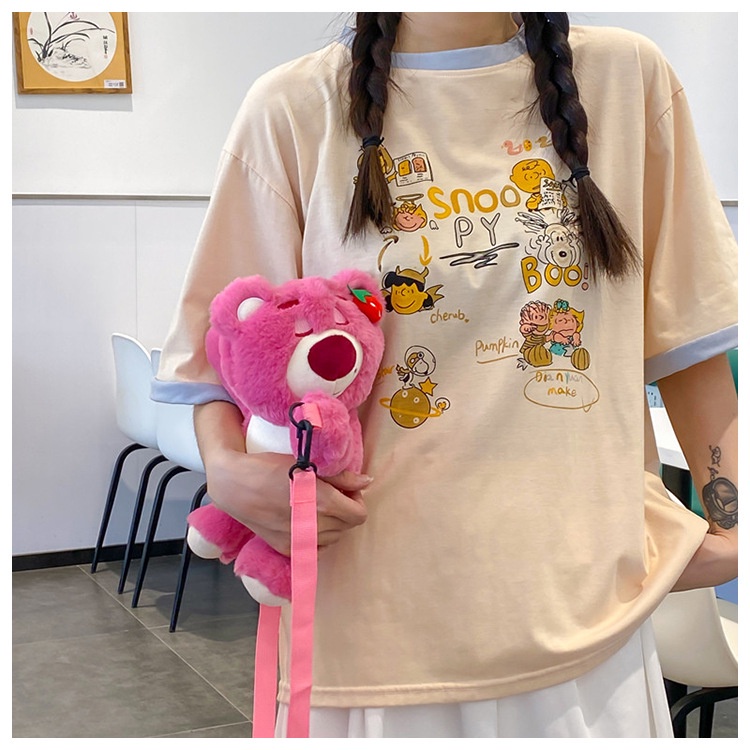 Túi Đeo Chéo Hình Gấu Teddy Dễ Thương Xinh Xắn Cao Cấp