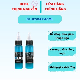 Bluesoap 40ml tạo bọt lau mực xăm