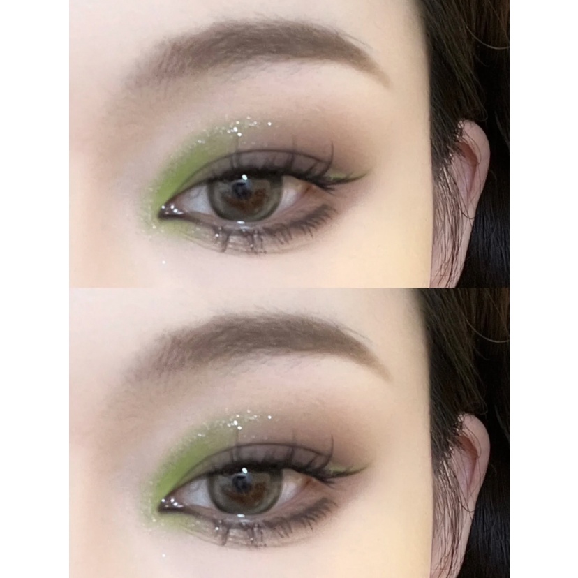 Girlcult-Phấn Mắt Tắc Kè Hoa / Son Môi / Kẻ Mắt / Keo Dán Màu Xanh Lá Cỏ Firefly