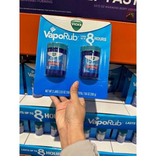 Dầu khuynh diệp ấm ngực vapo rub của mỹ set 2 hũ