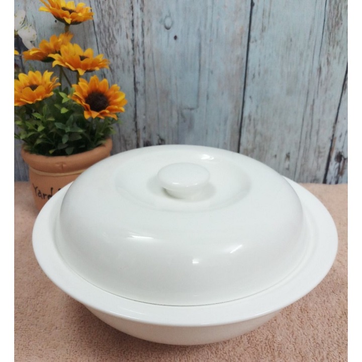 Thố đựng cơm canh có nắp đậy 19 cm