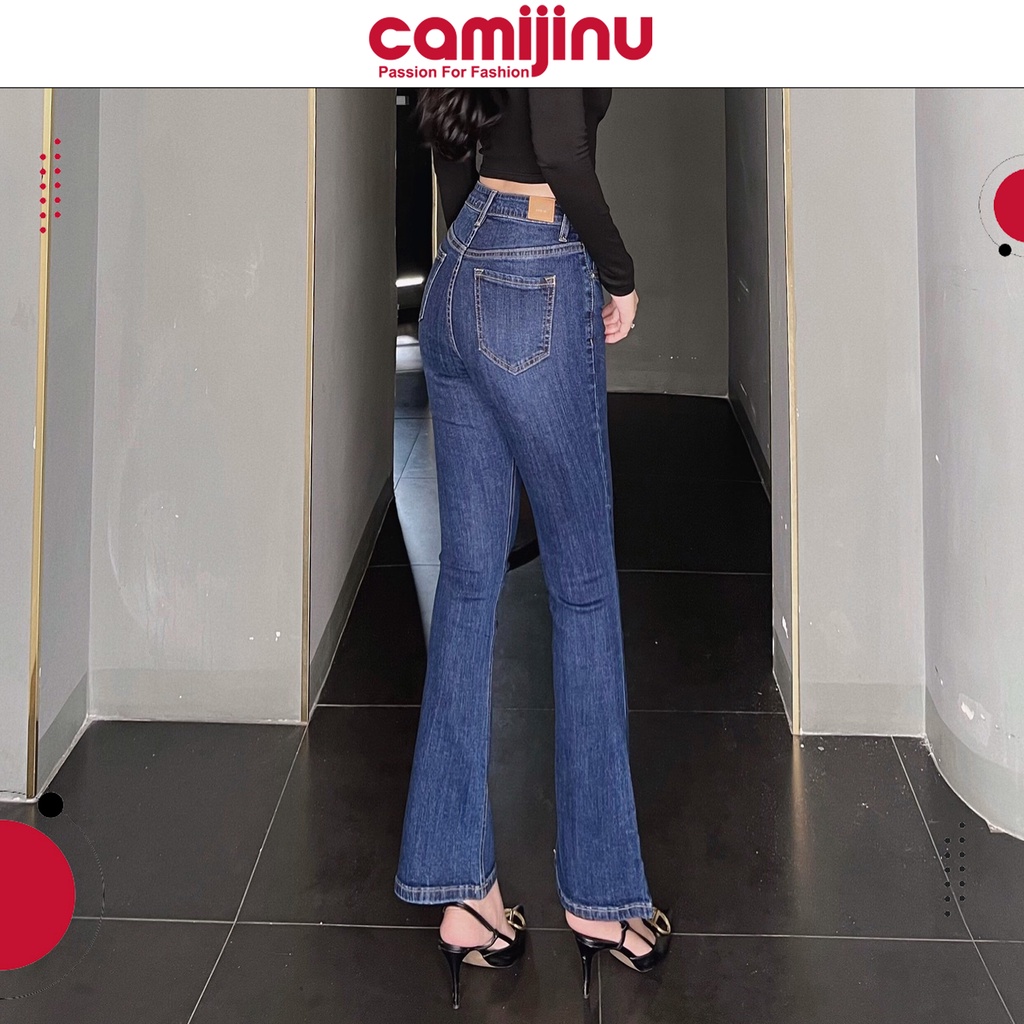 Quần Jeans Nữ Lỡ Xanh Trung