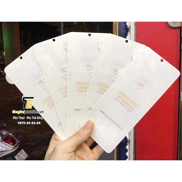 Combo dán PPF trước, sau SamSung Galaxy Z Flip4 5G chống xước, sử dụng được cảm biến siêu âm