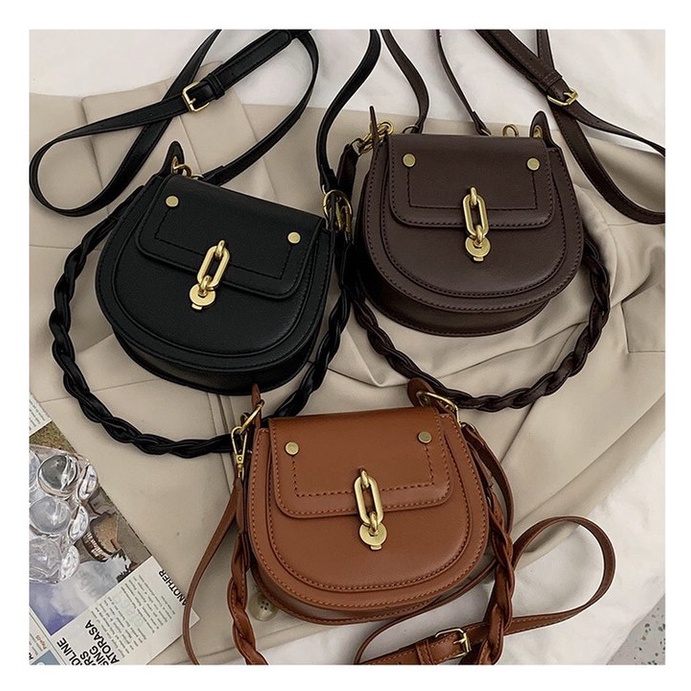 Túi Đeo Chéo Vai HE023 Phong Cách Retro Thời Trang Cho Nữ