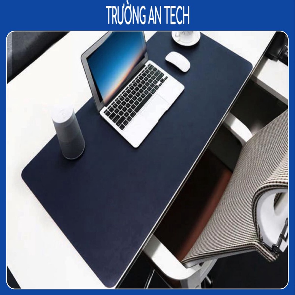 Thảm Trải Bàn Làm Việc DeskPad Da Size Lớn Kiêm Bàn Di Chuột Máy Tính Mouse Pad Cỡ Lớn Chống Nước