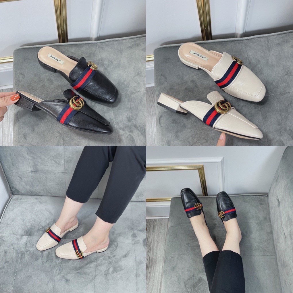 Dép sục nữ mũi vuông thời trang