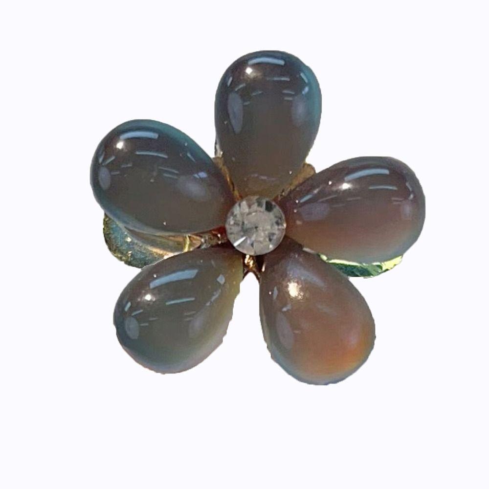 Kẹp Tóc Càng Cua Họa Tiết Hình Học Phong Cách Retro Tinh Tế Cho Nữ 2Lilife