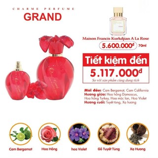 Nước hoa nữ Charme Grand 100ml
