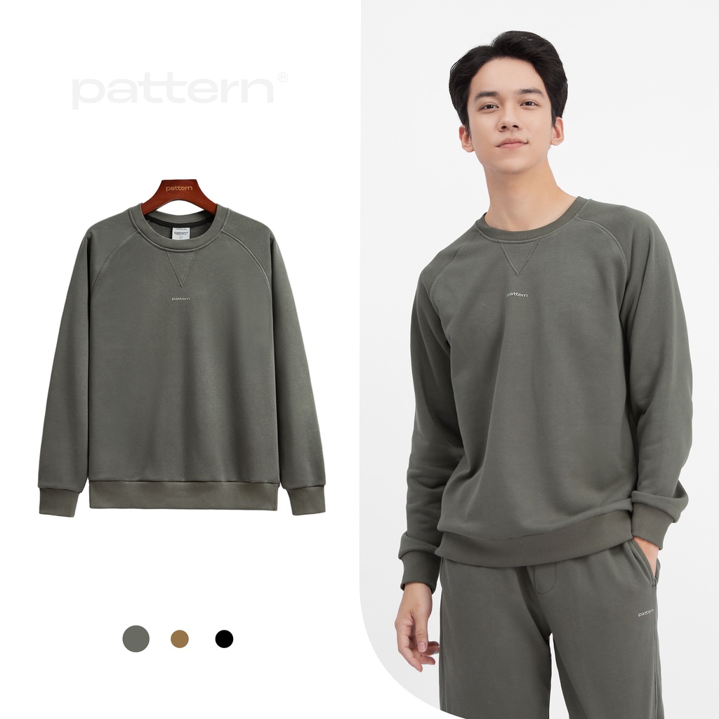 [Mã FATREND2810 giảm đến 30k tối đa 99k] Áo nỉ chui đầu Raglan basic Pattern PA017