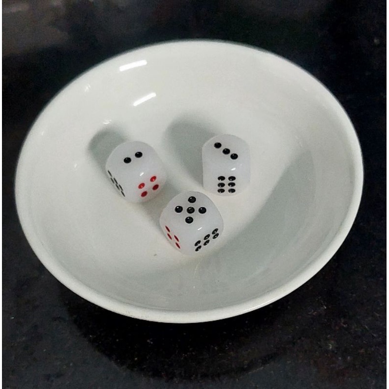 Combo 3 Hột tài xỉu mắt hí/hột lắc xí ngầu mắt hí, mắt nhỏ