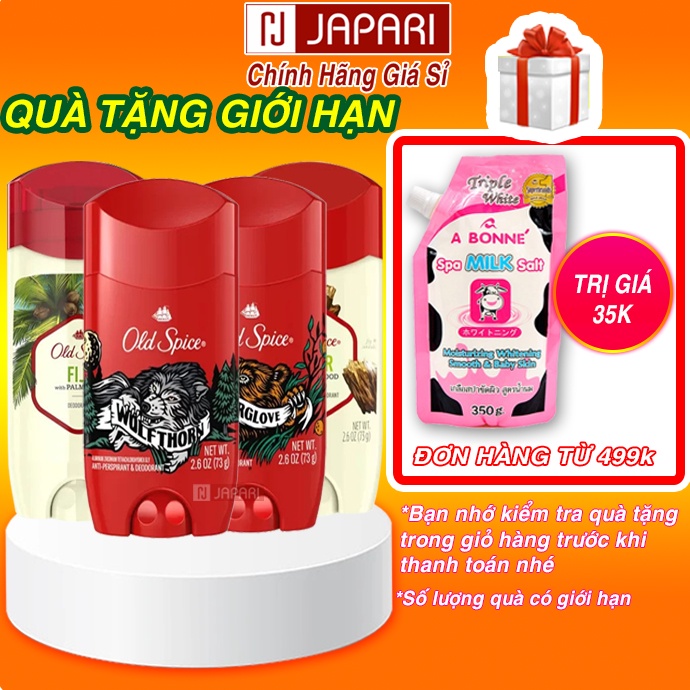 Lăn Khử Mùi Old Spice CHÍNH HÃNG Của Mỹ - Sáp Lăn Nách Old Spice Khử Mùi Cơ Thể Cho Nam Nữ - Lăng Nách Japari