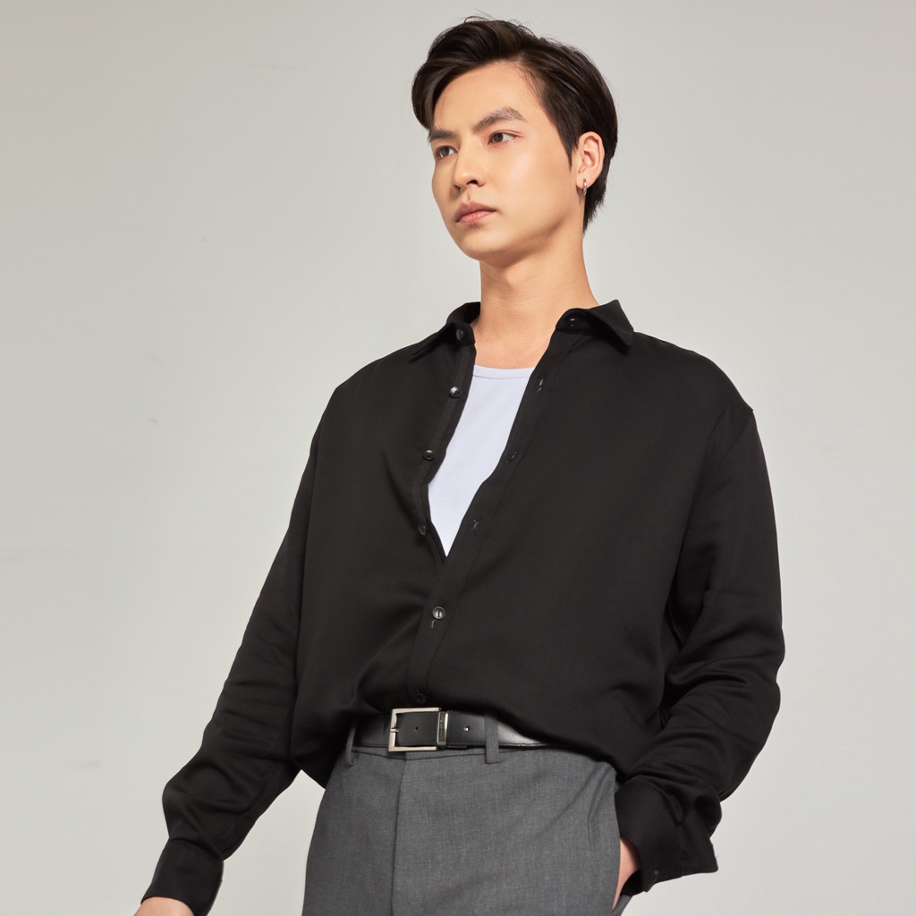 Áo sơ mi dài tay lịch lãm mềm mịn Highway (Menswear) Alfie