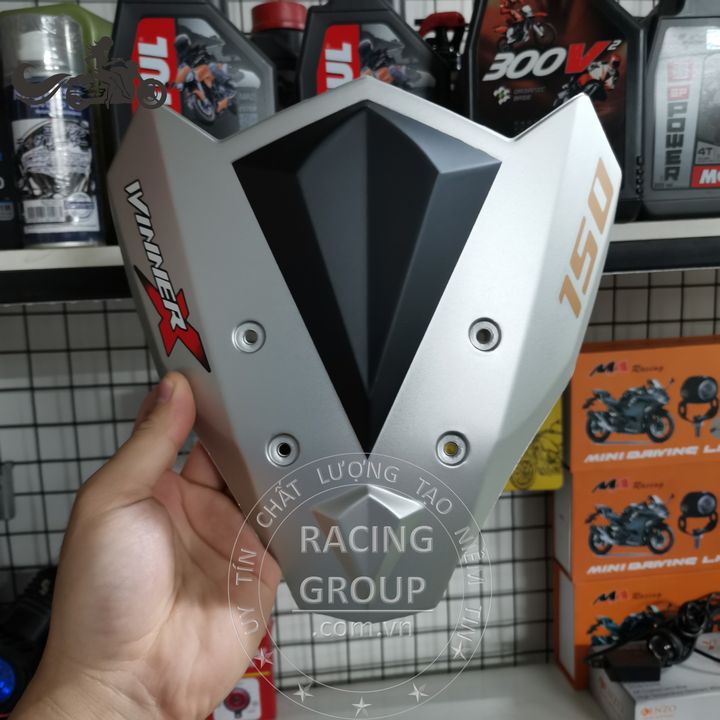 Ốp đầu xe Winner X mẫu K6 nhựa ABS, mão đầu xe, mão chắn gió Winner X siêu ngầu