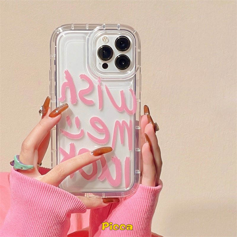 Ốp Điện Thoại TPU Dẻo Trong Suốt In Chữ Graffiti Thời Trang iPhone 6 14 6S 7 8 Plus XR 11 14 13 12 Pro MAX 7plus 8plus X XS MAX
