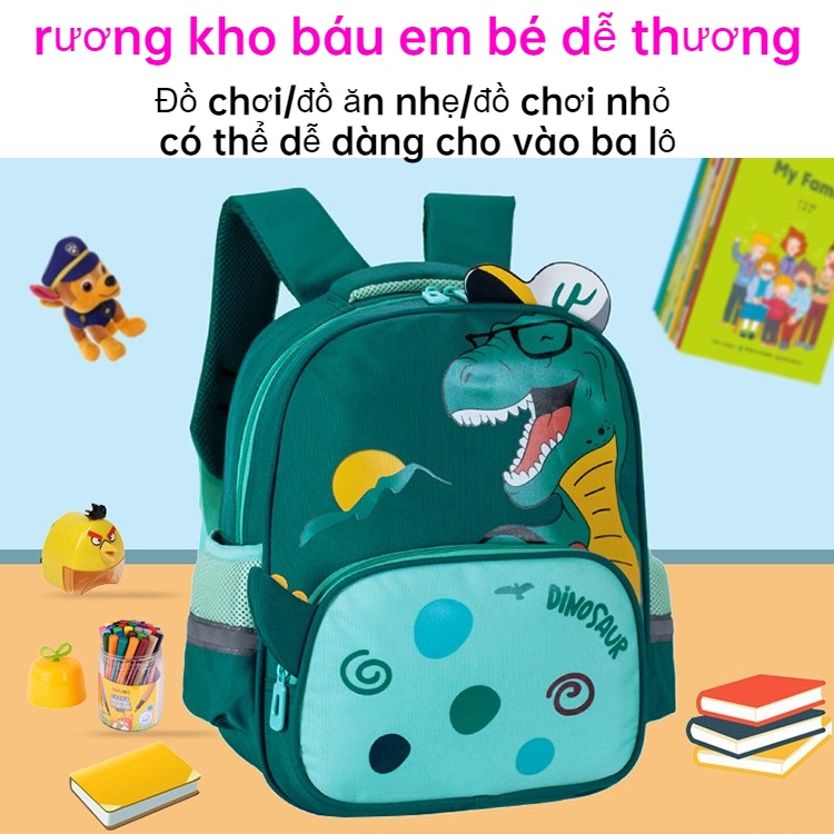 Ba Lô Đi Học Họa Tiết Khủng Long Hoạt Hình Đáng Yêu Cho Bé 5-10 Tuổi balo khủng long cho bé ba lô balo cho bé mẫu giáo balo balo khủng long cho bé