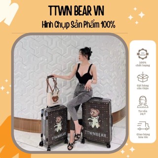 !! SẴN  SG !! Vali Ttwn Mẫu Gấu Nâu , Gấu Đen