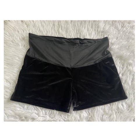 Quần Bầu Nhung ,sooc nhung bầu ảnh thật cận chấtcó chun điều chỉnh