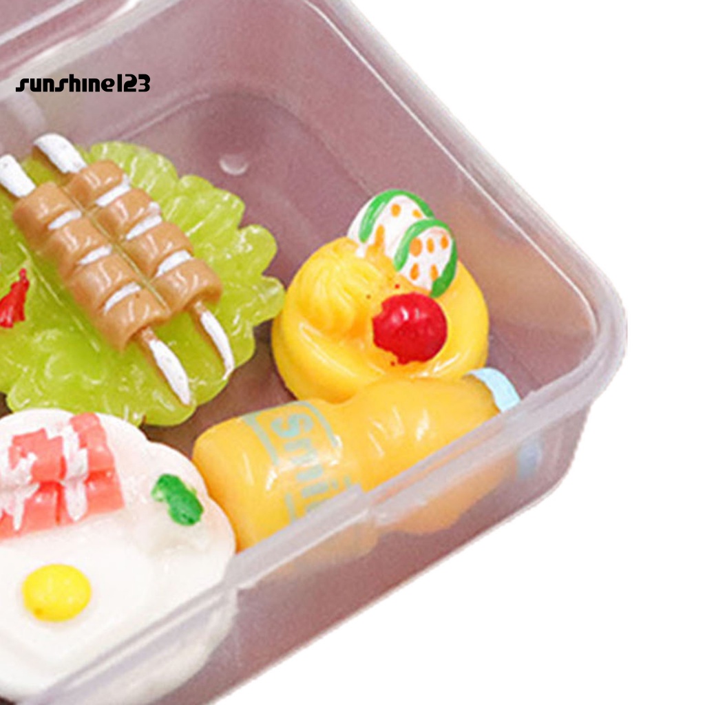 Mô Hình Thức Ăn Siêu Thị Mini Trang Trí Nhà Búp Bê Vận Chuyển123>