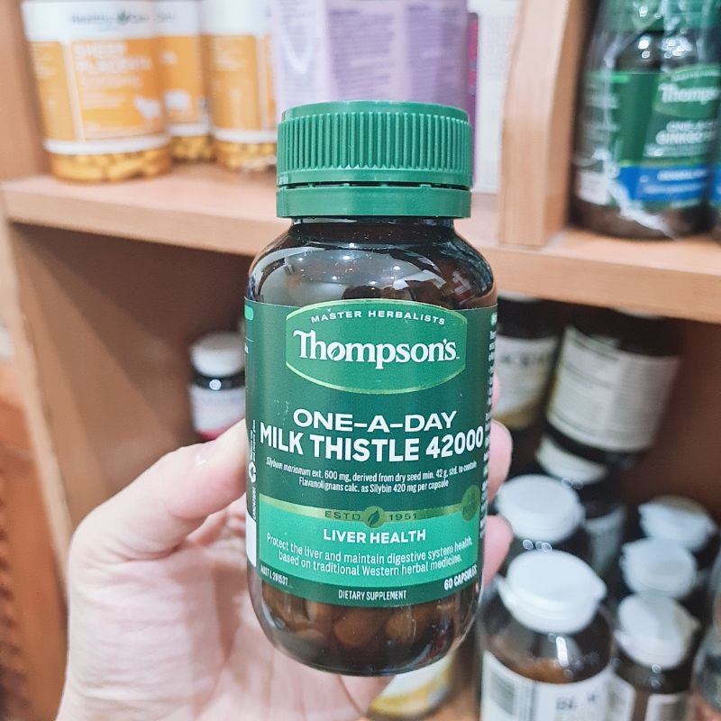 Thải độc gan  Thompson's Milk Thistle 42000 60 viên