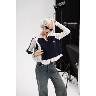 Áo len zip gân dọc Be creative - 6944