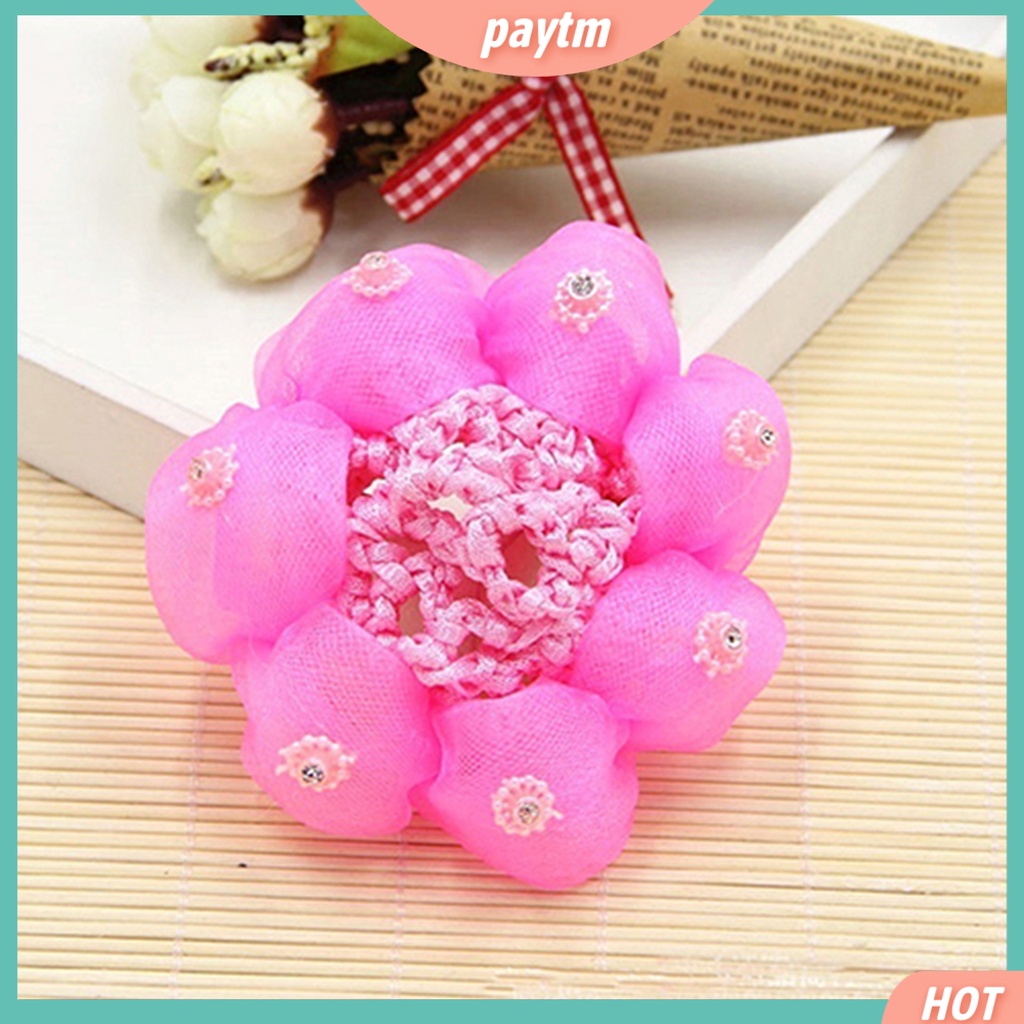 (PTM) Búi Tóc Lưới Co Giãn Tốt Cho Bé Gái