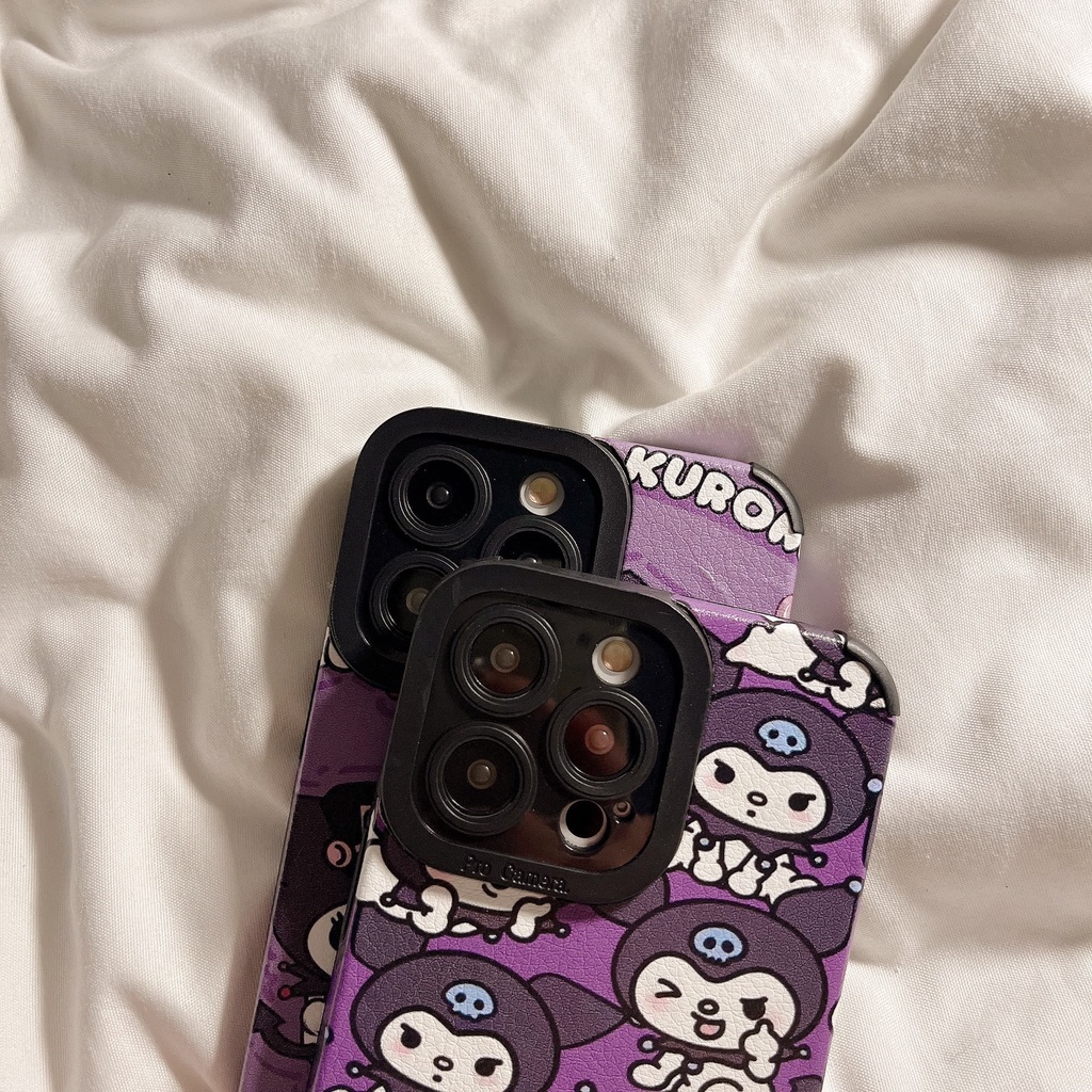 Ốp Điện Thoại Silicon TPU Mềm Hình Kuromi Dễ Thương Cho iPhone 11 14 13 12 PRO X XR XS MAX XSMAX 6 6s 6splus 7 8 plus
