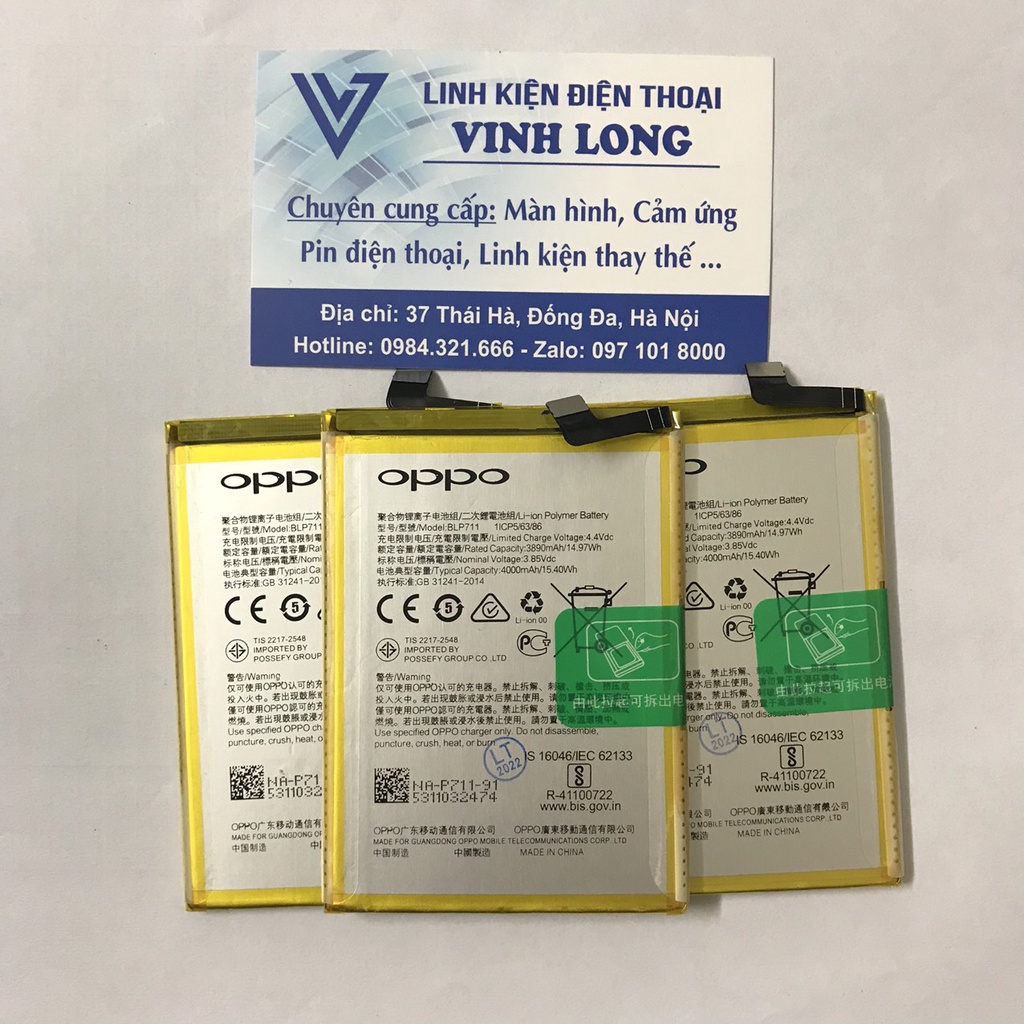 Pin Oppo K1/ Oppo A1k, BLP711, 4000mAh