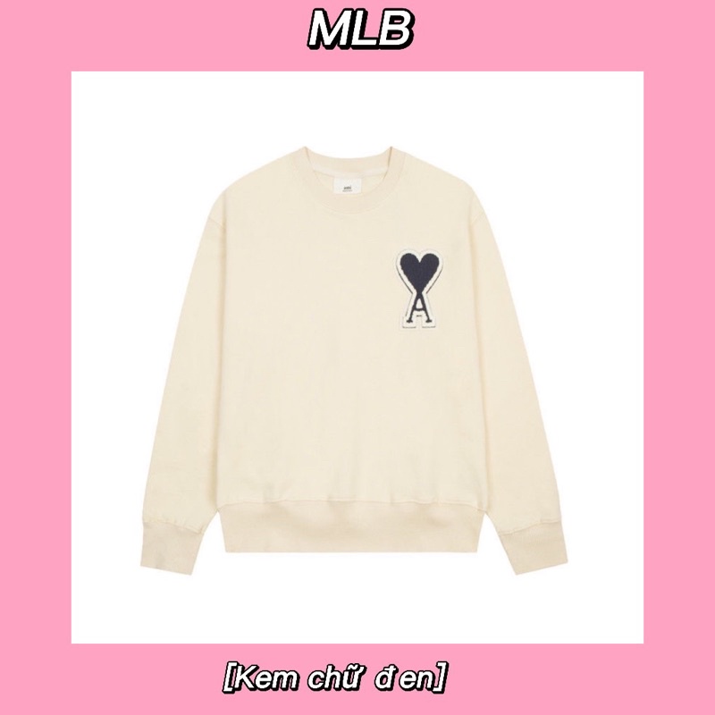 Sweater M.L..B trái tim - M.L…B xuất dư mới nhất 2022 - Áo nỉ M.L..B - Sweater