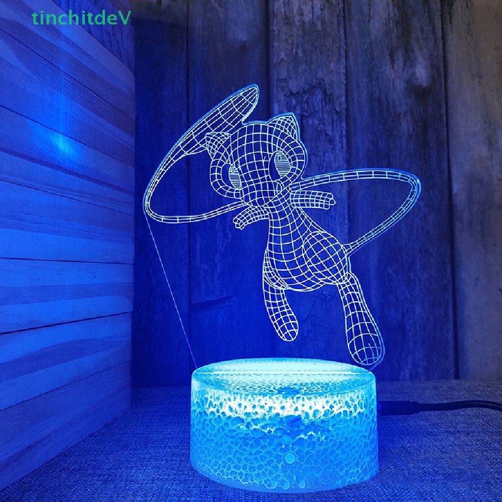 [TinchitdeV] Đèn Ngủ Led Để Bàn Bằng Acrylic Hình Pokemon Pikachu Cho Trẻ Em [Mới]
