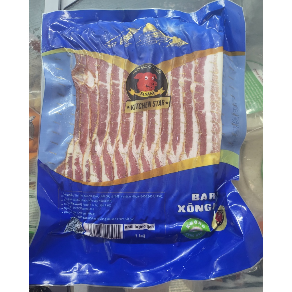 Ba rọi xông khói Tasany 1KG